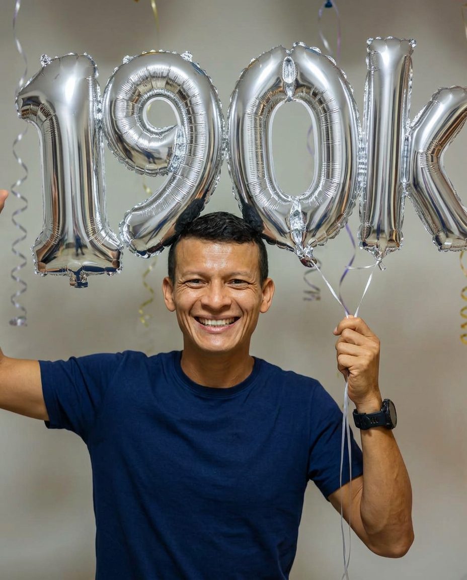 Junior Félix Oporta — 190,000 seguidores